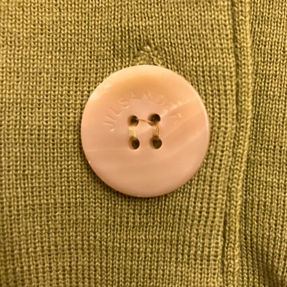 Jil Sander Green Three Button Cropped Vest - Picture 3 of 3